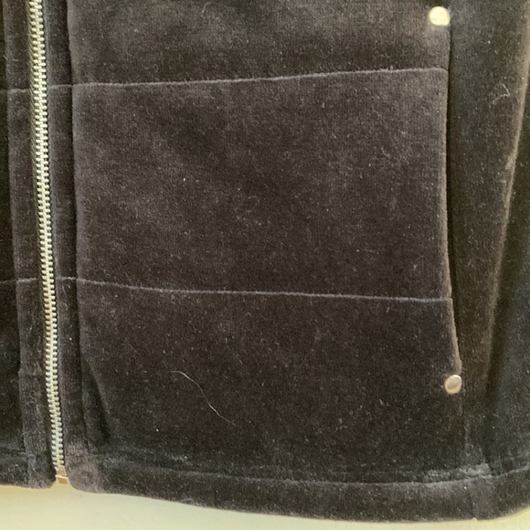 EUC Liz Claiborne • Cozy SOFT Velvet Lined Cotton Vest 2 Pockets Ladies Size PS - Picture 4 of 8